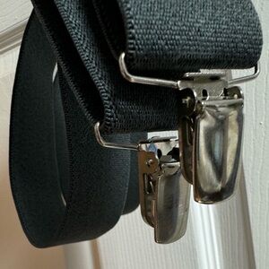 SuspenderStore // Gray and Silver Suspenders